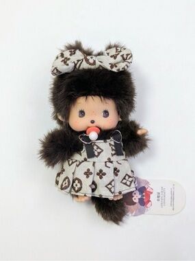 Monchichi Bag Charm Doll NWT